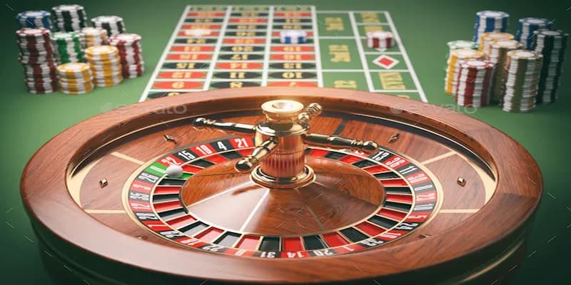 Cách quay trục bánh xe của Roulette