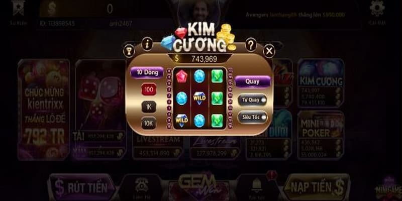 Mini Game Kim Cương tại EV88 có ưu điểm gì?