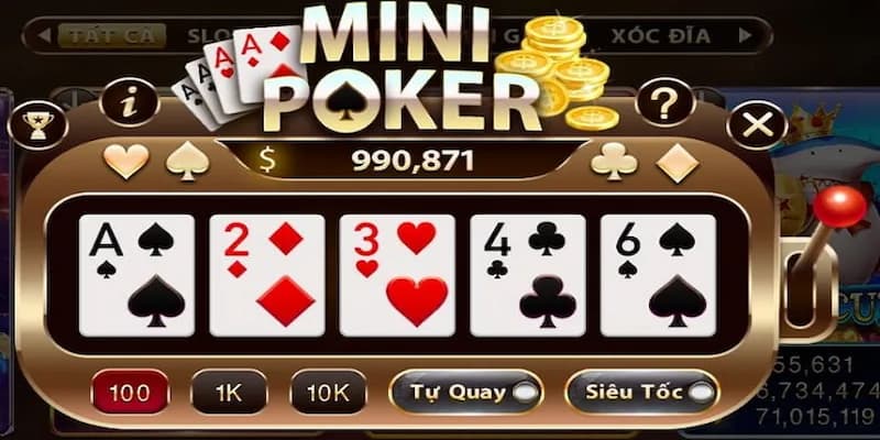 Điểm qua một vài điều yêu thích nhất về Mini Poker tại EV88