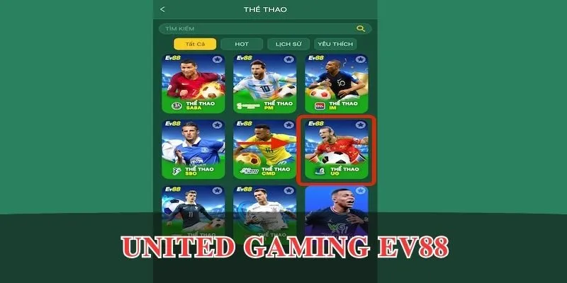 united gaming ev88